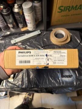 Philips CertaDrive 65W LED Sürücü 0.35A Sabit Akım LED Trafo 186-250V DC