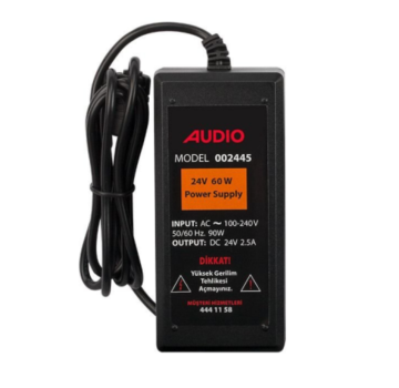 Audio 7'' 1 Daire Mekanik Butonlu Siyah Gövde Görüntülü Diafon Paketi