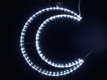Animasyonlu Led Hortum Ay Hilal Dış Mekan Bahçe Yılbaşı Süsleme SNC-805