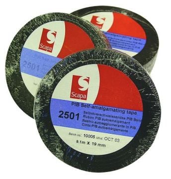 Scapa 2501 Eriyen Bant Yüksek Gerilim Bandı 36 Kv Kaucuk Bant