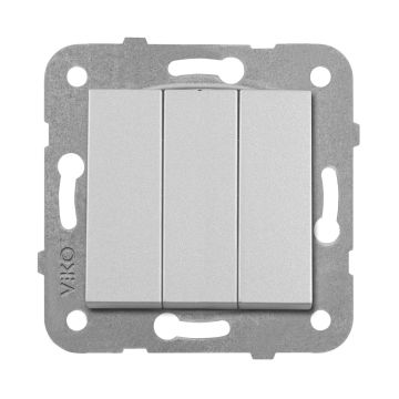 Viko Artline Novella Üçlü Anahtar Mekanizma + Kapak 92605368 Beyaz