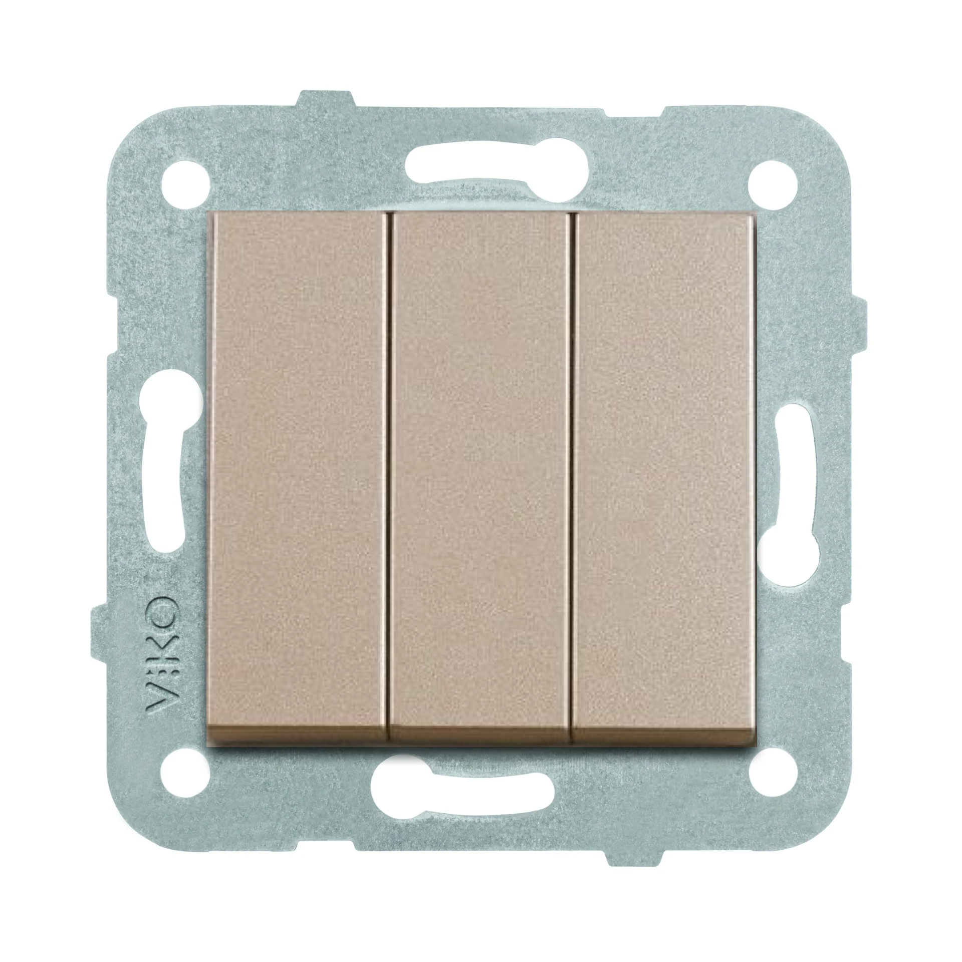 Viko Artline Novella Üçlü Anahtar Mekanizma + Kapak 92605368 Bronz