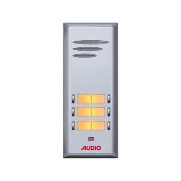 Audio SAÇ301 Konsept Serisi 6 Daire Sesli Çift Sıralı Kapıcılı Diafon Paket