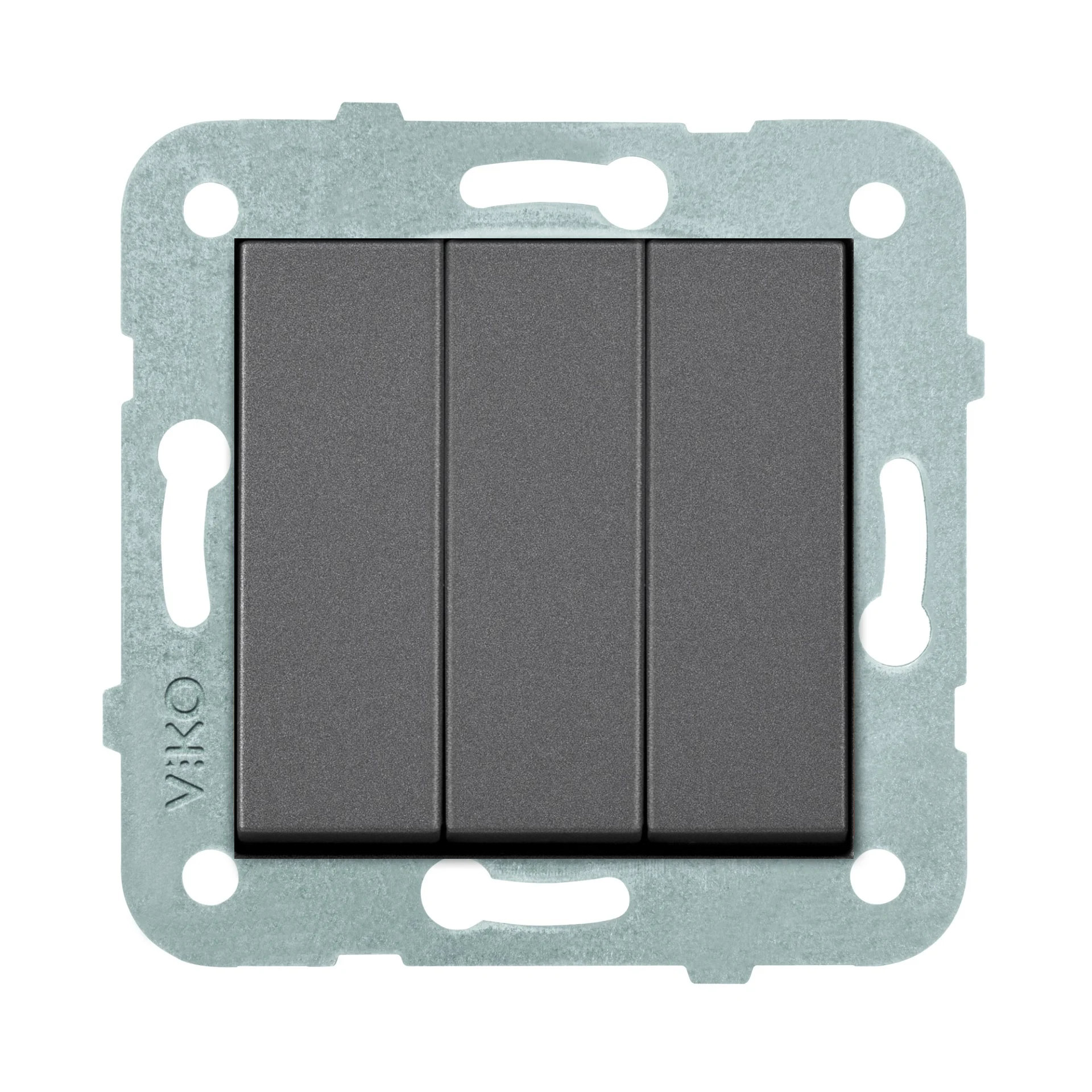 Viko Artline Novella Üçlü Anahtar Mekanizma + Kapak 92605368 Füme