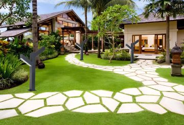 Çınar Dış Mekan Çift Kollu Bahçe Aydınlatma Direği 60 Cm