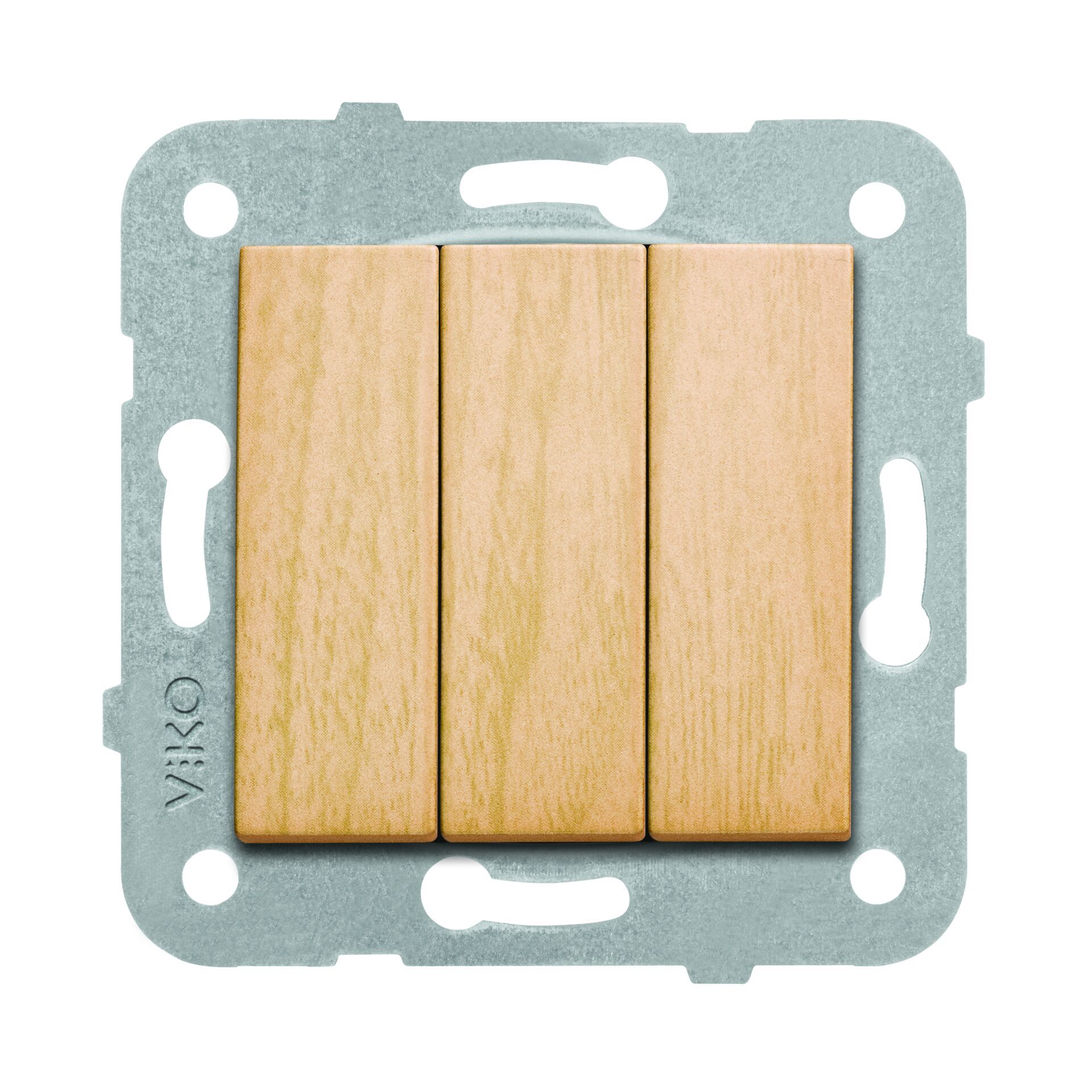 Viko Artline Novella Üçlü Anahtar Mekanizma + Kapak 92605368 Kayın