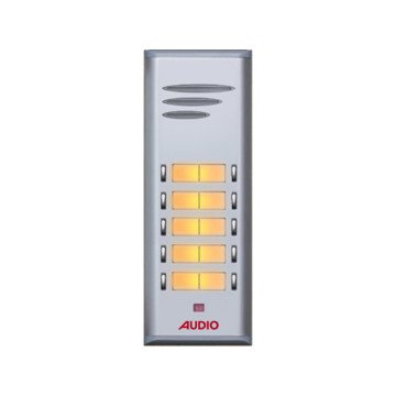 Audio SAÇ301 Konsept Serisi 10 Daire Sesli Çift Sıralı Kapıcılı Diafon Paket