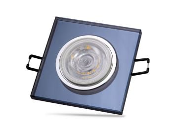 Noas Hades Dekoratif Cam Spot Kasası Kare YL65-1630 - Ampul Hariç