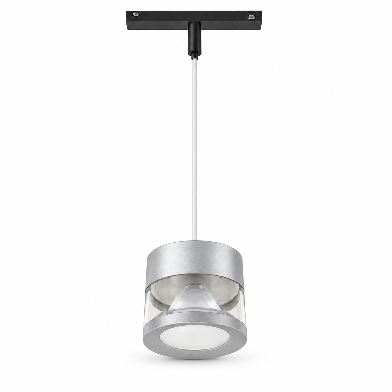 Forlife Magfit FL-2220 A MF 9W Sarkıt Avize Magnet Ray Aydınlatma Mat Gümüş Kasa