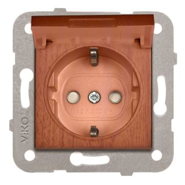 Viko Artline Novella Kapaklı Topraklı Çocuk Korumalı Priz Mekanizma + Kapak 92600008