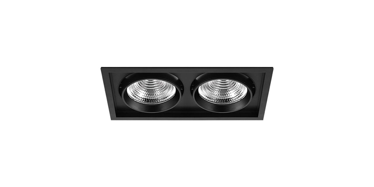 Goya 2x30 Watt Samsung Ledli Kare Cob Led Spot Mağaza Armatürü GY 3052-30