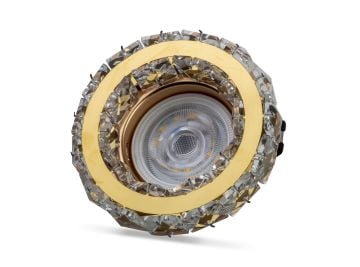 Noas Apollon Dekoratif Kristal Cam Spot Kasası YL65-1642 - Ampul Hariç