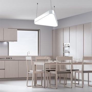 Oval Üçgen Davul Linear Aydınlatma Modern Led Avize Lineer Armatür