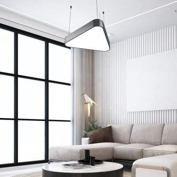 Oval Üçgen Linear Aydınlatma Modern Led Avize Lineer Armatür