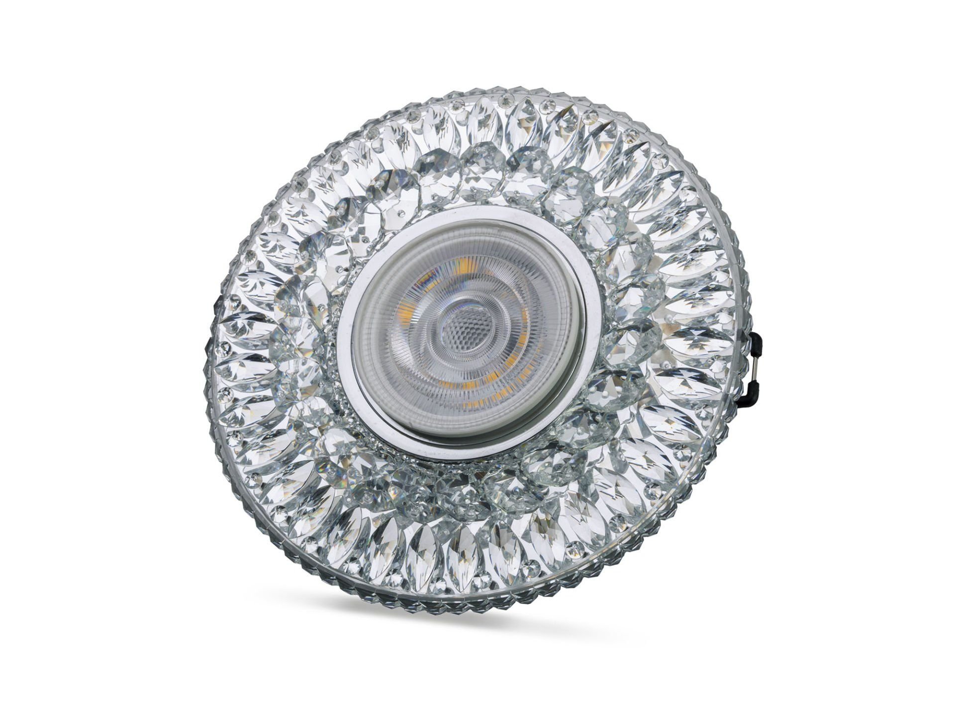 Noas İkaros 4000K Led Çerçeveli Dekoratif Kristal Cam Spot Kasası YL65-1657 - Ampul Hariç