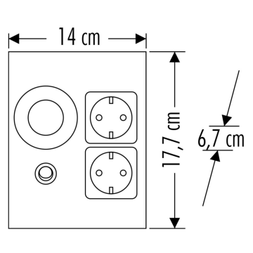 Cata Çift Prizli Tezgah Aydınlatma Spot Armatürü Krom Kasa ct-5109