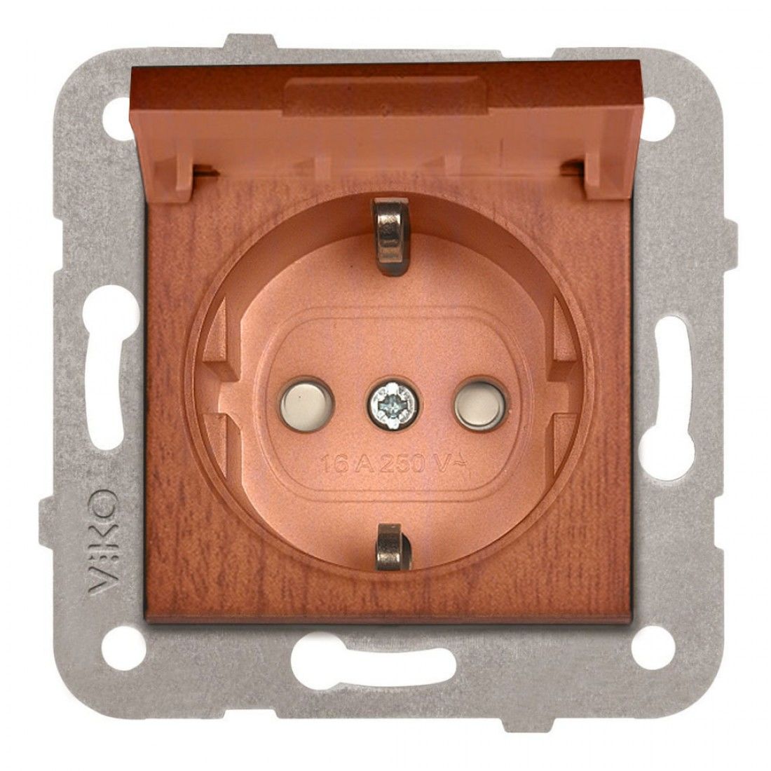 Viko Artline Novella Kapaklı Topraklı Çocuk Korumalı Priz Mekanizma + Kapak 92600008 Kiraz