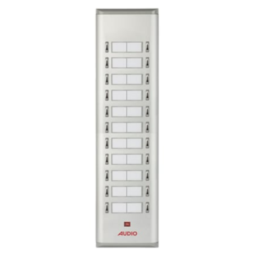 Audio SAÇ301 Konsept Serisi 21 Daire Sesli Çift Sıralı Kapıcılı Diafon Paket