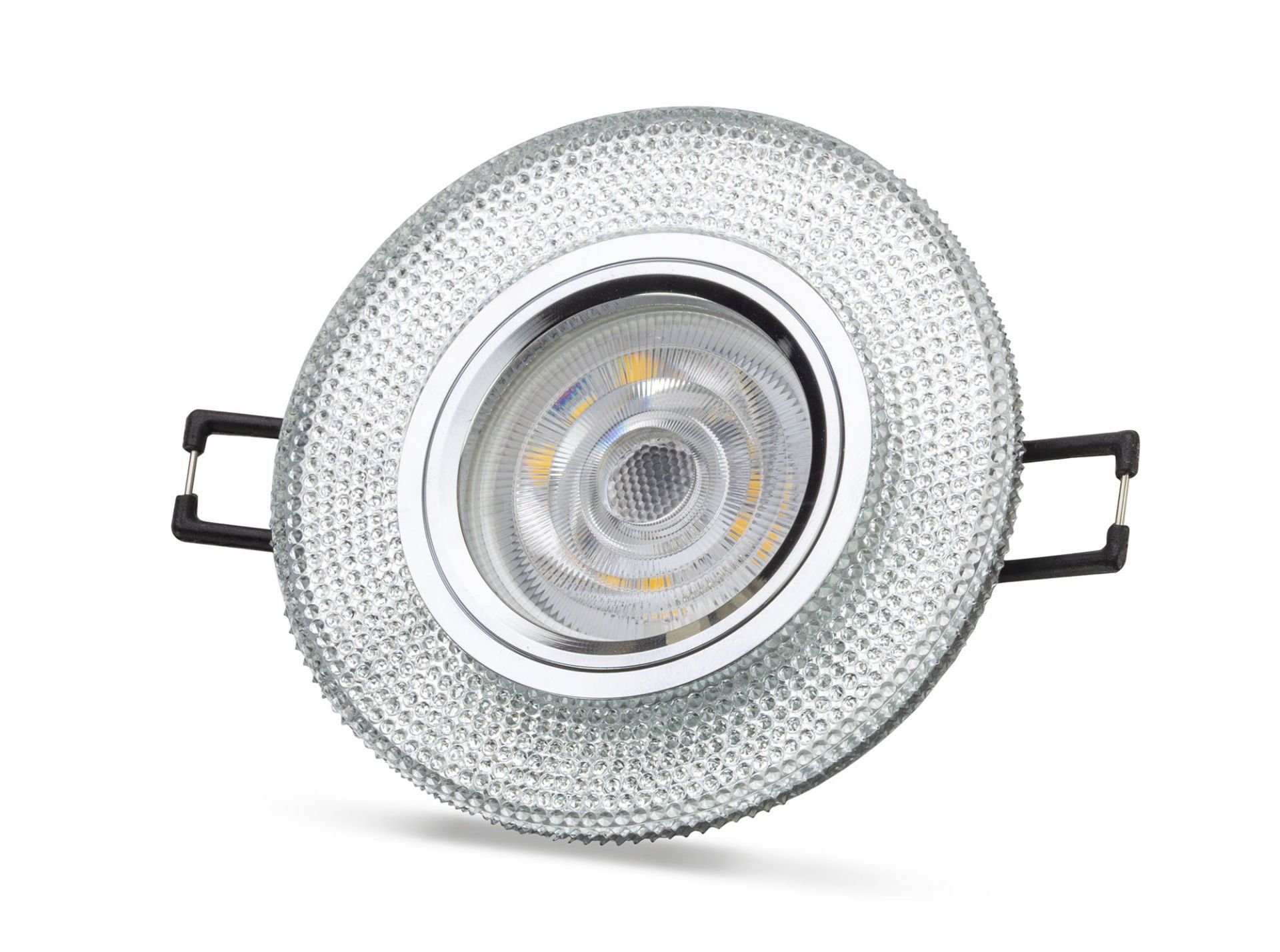 Noas Lita 4000K Led Çerçeveli Dekoratif Kristal Cam Spot Kasası YL65-1707 - Ampul Hariç