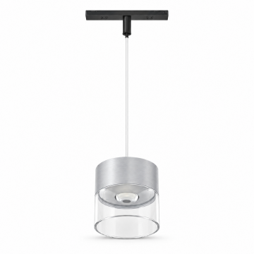 Forlife Magfit FL-2221 A MF 9W Sarkıt Avize Magnet Ray Aydınlatma Mat Gümüş Kasa