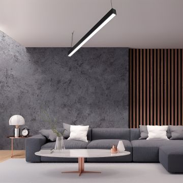 Linear Aydınlatma 150Cm Samsung Led Sıva Üstü Led Lineer Armatür 3x4 Cm Kasa