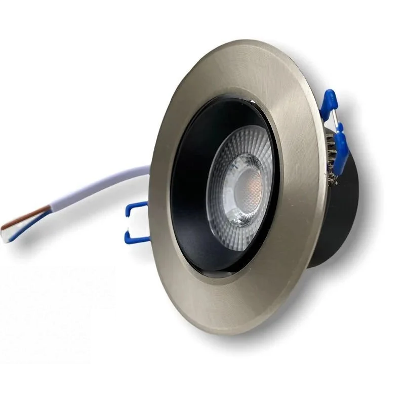 Cata 8W Akik Beyaz Yuvarlak Cob Led Spot Aydınlatma Armatürü Satin Kasa ct-5252