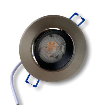 Cata 8W Akik Beyaz Yuvarlak Cob Led Spot Aydınlatma Armatürü Satin Kasa ct-5252