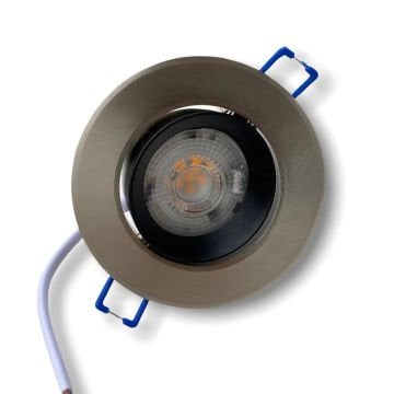 Cata 8W Akik Beyaz Yuvarlak Cob Led Spot Aydınlatma Armatürü Satin Kasa ct-5252