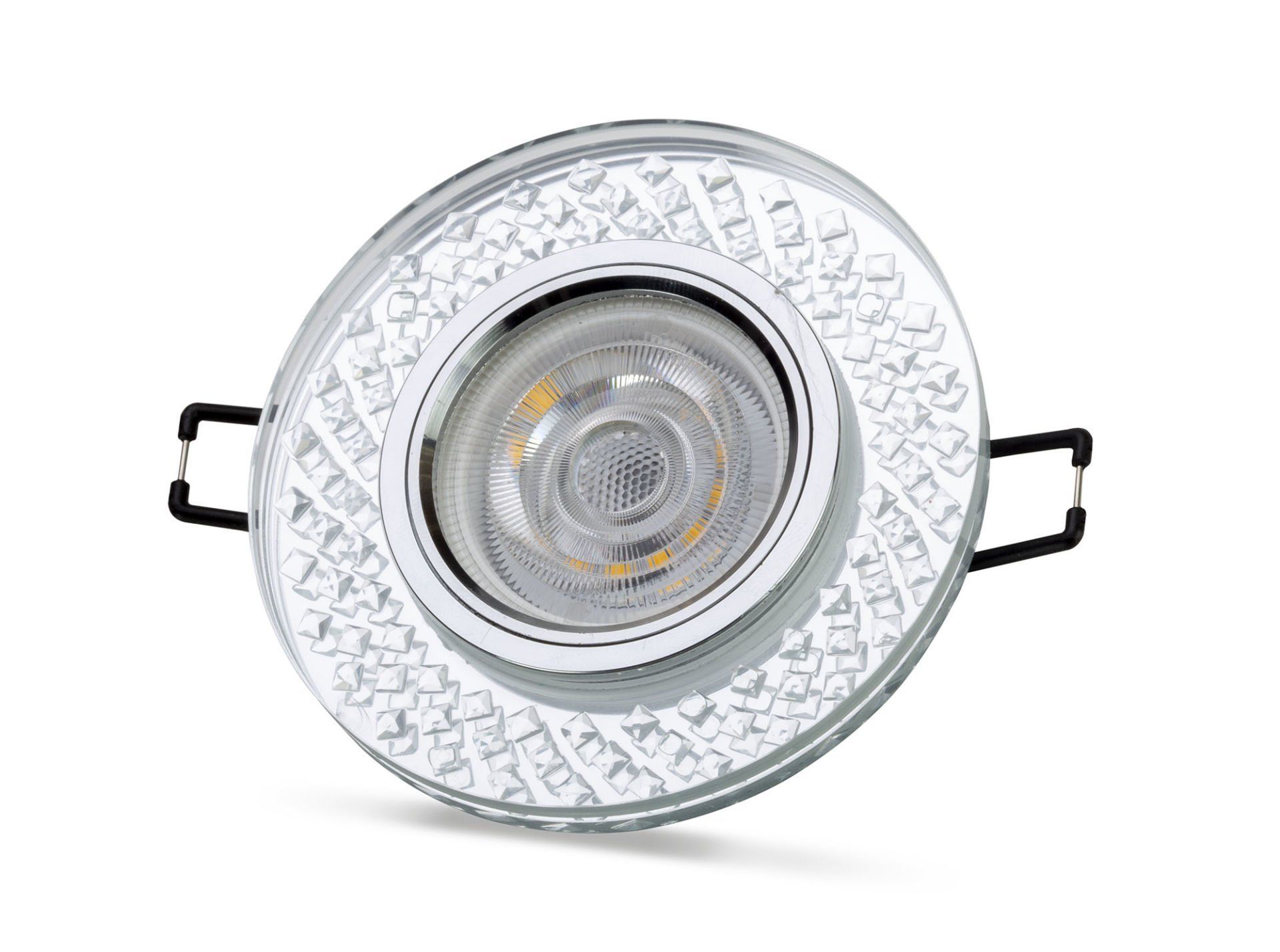 Noas Adonis 4000K Led Çerçeveli Dekoratif Kristal Cam Spot Kasası YL65-1787 - Ampul Hariç