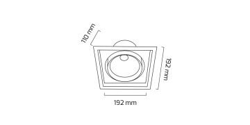 Goya 36 Watt Samsung Ledli Kare Cob Led Spot Mağaza Armatürü GY 3051-42