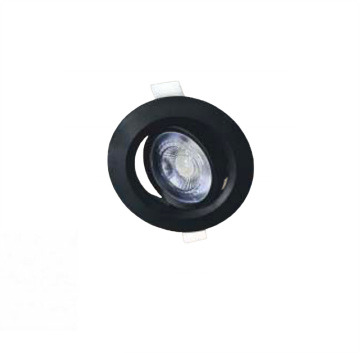 Cata 6W Akik Yuvarlak Led Spot Aydınlatma Armatürü Siyah Kasa ct-5200