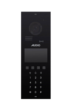 Audio 7'' 8 Daire Dokunmatik Butonlu Beyaz Gövde Görüntülü Diafon Paketi