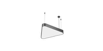 Goya 109 Watt Samsung Ledli Dekoratif Sarkıt Üçgen Davul Linear Aydınlatma 90CM GY 8117-90
