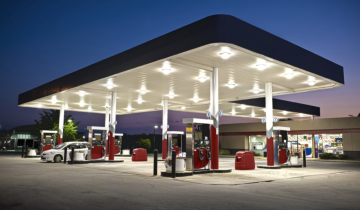 Kanopi Benzin İstasyonu İç ve Dış Mekan Led Aydınlatma Armatürü 100W