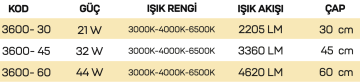 Samsung Led Tridonic Trafolu Sıva Üstü Yarım Ay Ahşap Linear Armatür 5x5 Cm Kasa Linear Aydınlatma 60CM - 4000K (Natural Işık) - Kayın - Askılı