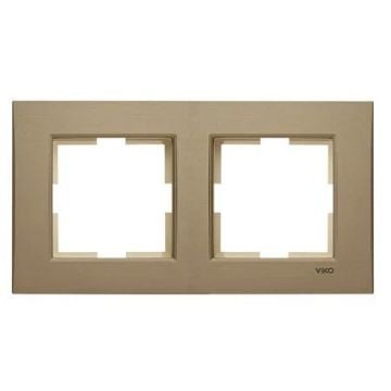 Viko Artline Novella İkili Çerçeve 92190612 Bronz