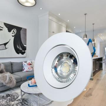 Cata 8W Safir Yuvarlak Cob Led Spot Aydınlatma Armatürü Beyaz Kasa ct-5256