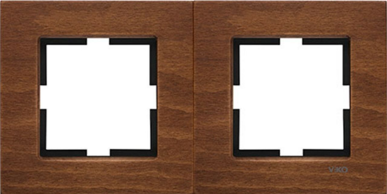 Viko Artline Novella İkili Çerçeve 92190612 Ceviz