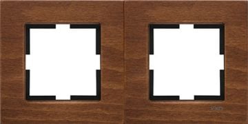 Viko Artline Novella İkili Çerçeve 92190612 Ceviz