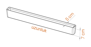 Samsung Led Tridonic Trafolu Sıva Üstü Ahşap Linear Armatür 5x7 Cm Kasa Linear Aydınlatma