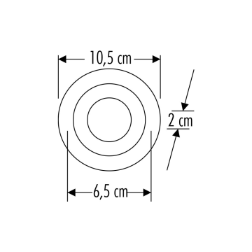 Cata Okyanus Beyaz Yuvarlak Led Panel Armatür ct-5150
