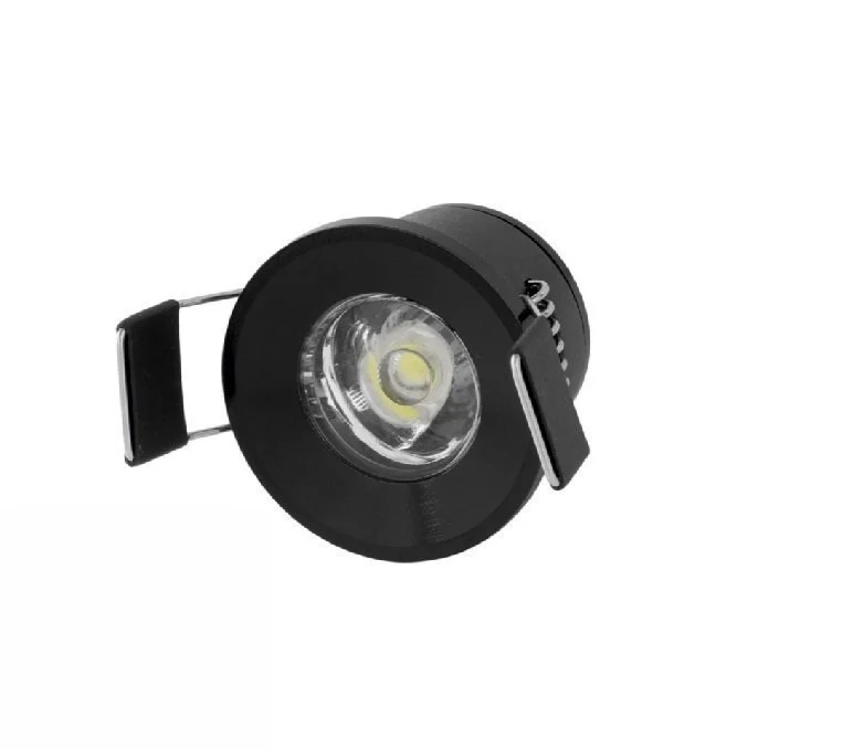Cata 1,5W Yıldız Gömme Spot Aydınlatma Armatürü Siyah Kasa ct-5270