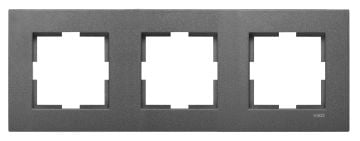 Viko Artline Novella Üçlü Çerçeve 92190613 Füme