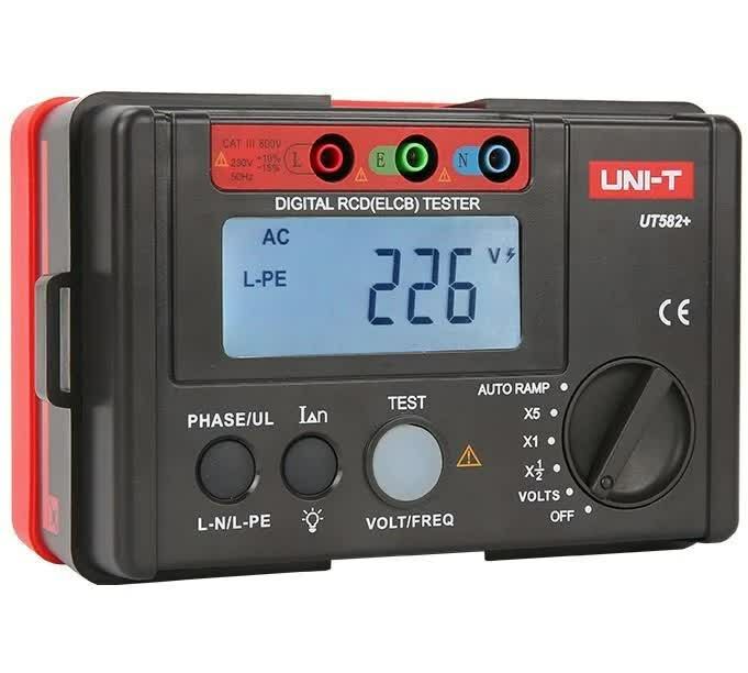 Unit Ut582+ Dijital Rcd Elcb Test Cihazı