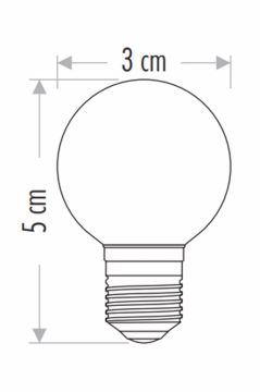 Cata 1 Watt E27 Duylu Led Top Gece Lambası CT-4071
