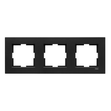 Viko Artline Novella Üçlü Çerçeve 92190613 Siyah