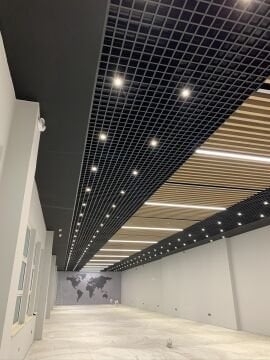 Samsung Led Baffle Petek Tavan Aydınlatma 10x10 Cm Spot Aydınlatma Armatürü