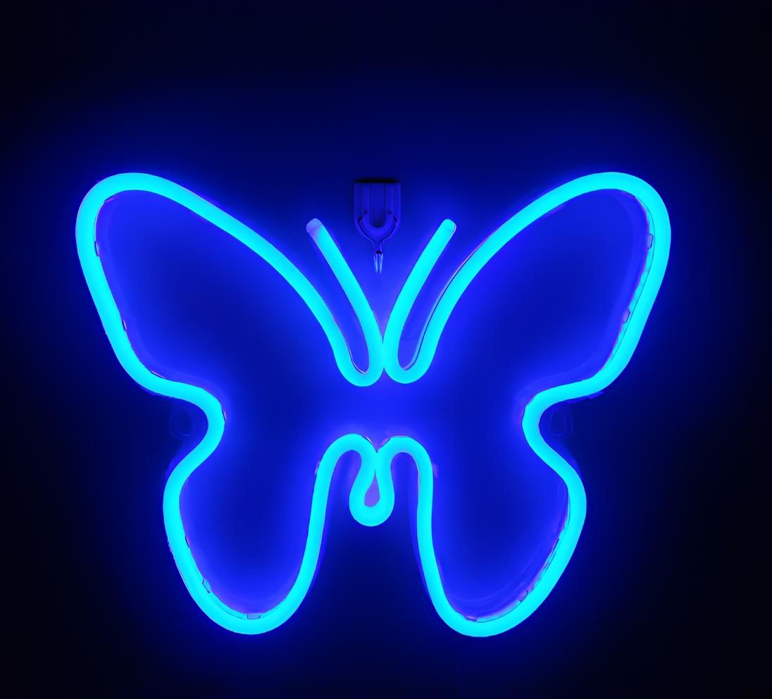 Led Neon Kelebek Dış Mekan Bahçe Yılbaşı Süsleme SNC-809-1