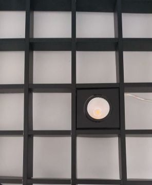 Samsung Led Baffle Petek Tavan Aydınlatma 10x10 Cm Spot Aydınlatma Armatürü