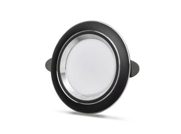 Noas 5W Black + Silver Kasa Led Spot Beyaz Işık YL38-0531